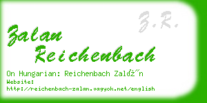 zalan reichenbach business card